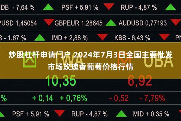 炒股杠杆申请门户 2024年7月3日全国主要批发市场玫瑰香葡萄价格行情